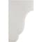 Ekena Millwork 3 1/2"W x 4"D x 6 1/2"H Capistrano Mission Wood Vintage Decor Corbel, Chalk Dust White CORWD03X04X06CPWH - alternate 2